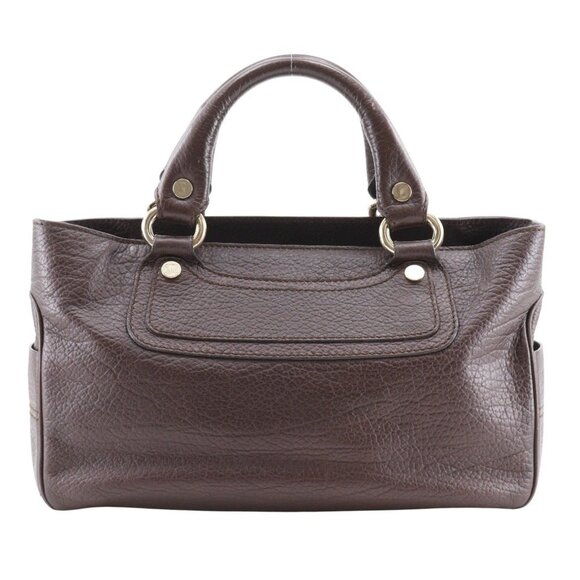CELINE Brown Leather Bag - Picture 1 of 9